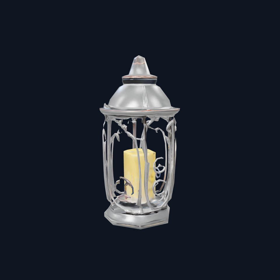 Wrought Iron Lantern model pack